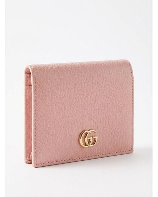 Gucci Pink Leather Card Case