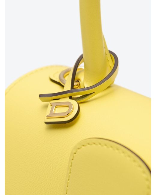 Delvaux Yellow Brillant Mini Tote Bag