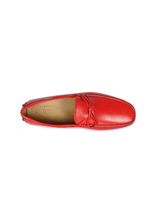 Tod's Red Logo Business Casual Shoes for men