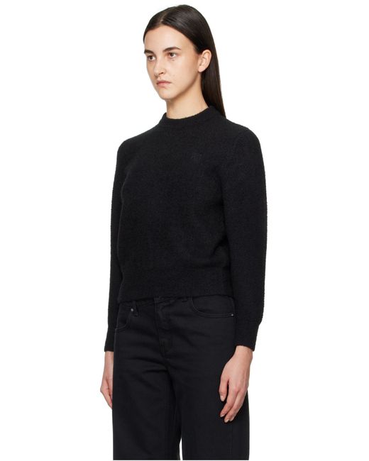Alexander Wang Blue Textured-Finish Jumper