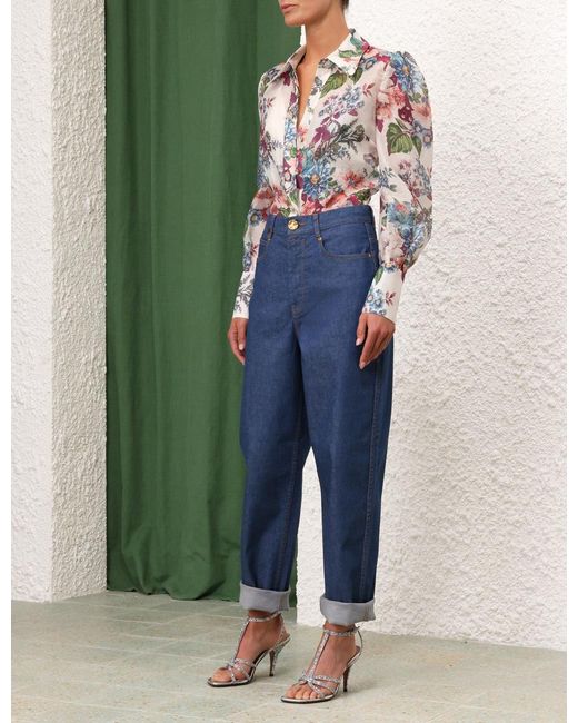 Zimmermann Blue Straight Leg Jeans