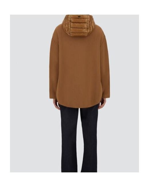 Herno Brown Hooded Padded Jacket
