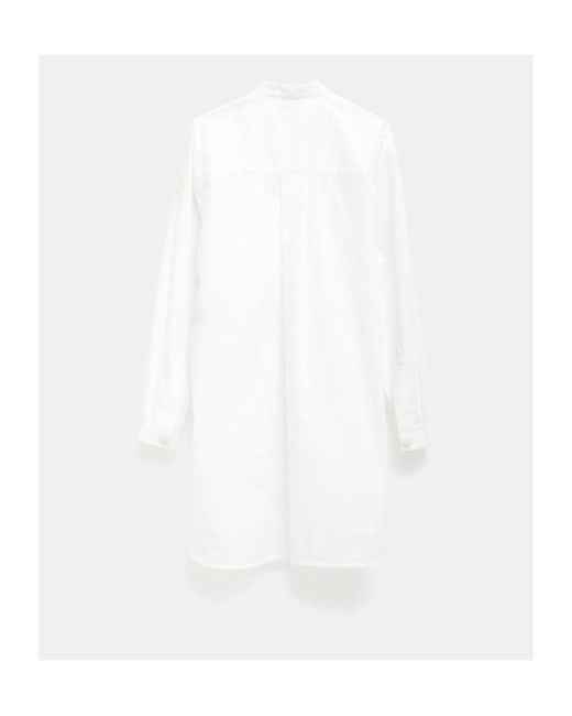 Moncler White San Gallo Poplin Shirt