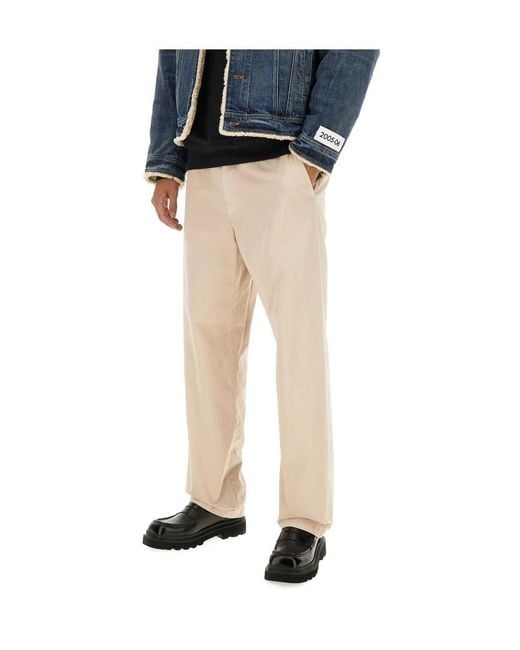Dolce & Gabbana Natural Garment-Dyed Pants for men