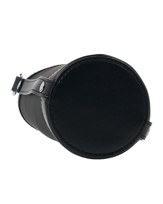 Vivienne Westwood Black Logo Bucket Shoulder Bag for men