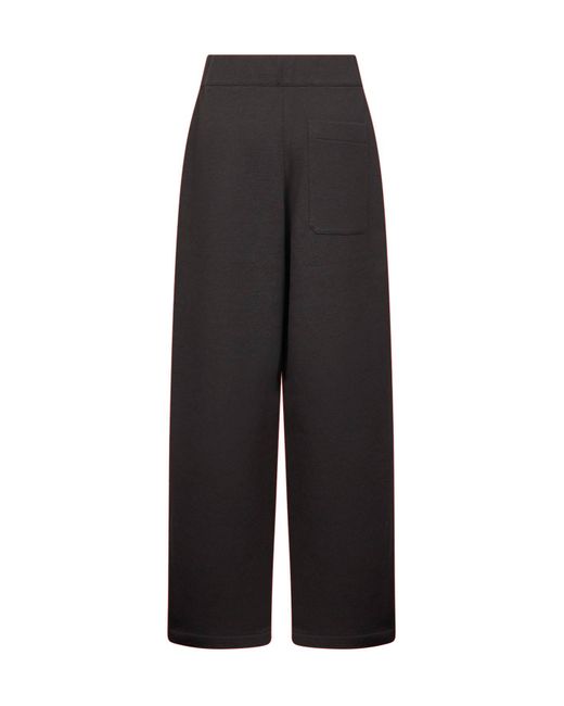 Lemaire Black Wide-Leg Trousers