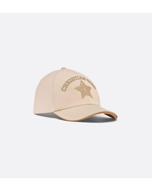 Dior Homme D-Player Baseball Cap in Natural | Lyst