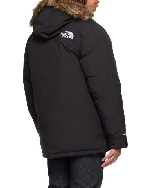 The North Face Black Fur-Trim Mcmurdo Parka for men