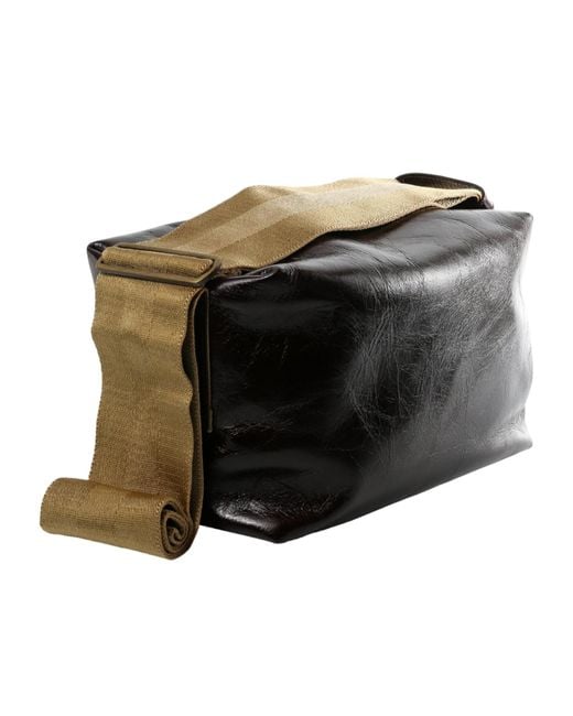 Uma Wang Black Medium Shoulder Bag