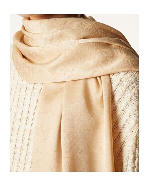 Loro Piana Natural Albero Della Vita Stole