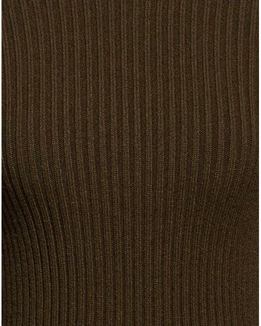 Max Mara Brown Turtleneck Sweater