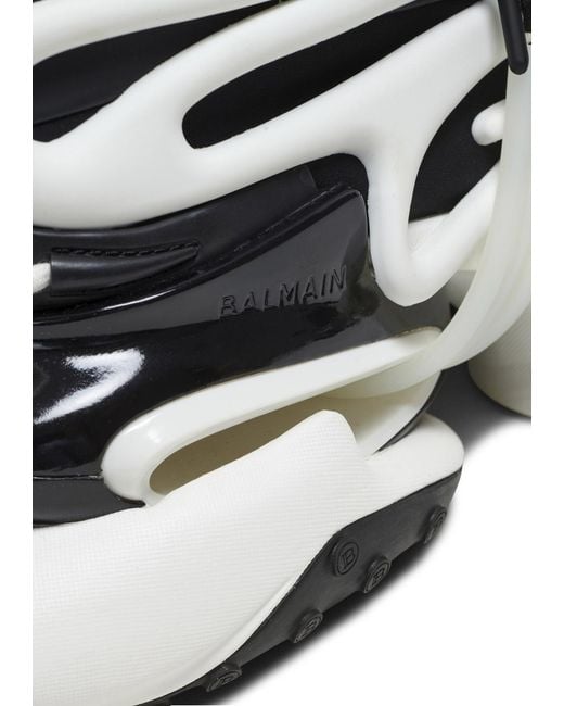 Balmain White Laced Sneakers