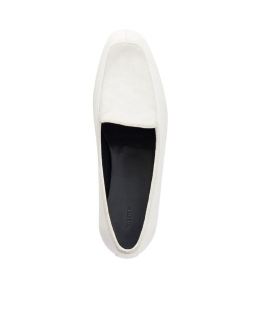 The Row White Adam Loafers