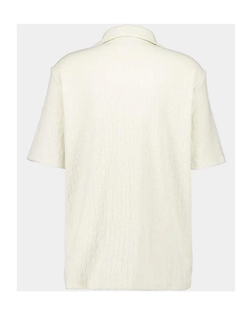 Off-White c/o Virgil Abloh White Button-Up Short-Sleeved Shirt for men