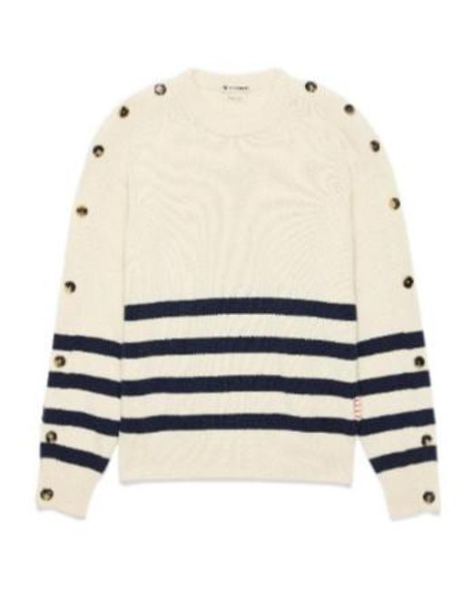J.W. Anderson Natural Jw Anderson Buttoned Sleeve Breton Jumper