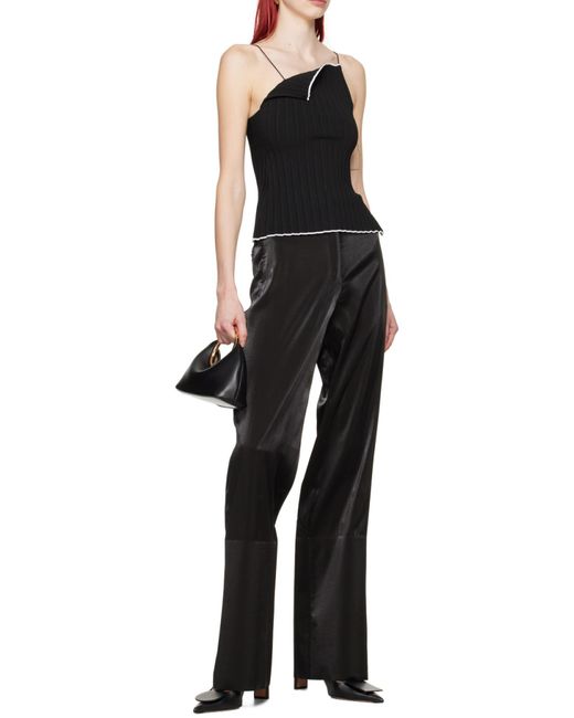 Jacquemus Black Le Pantalon Cubo Fluid Pants