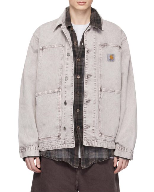 Carhartt Gray Og Double Front Jacket for men