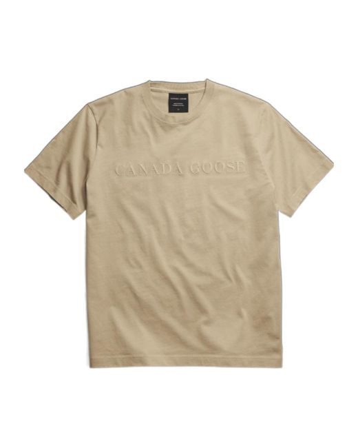 Canada Goose Natural Vantage T-Shirt Embroidered for men