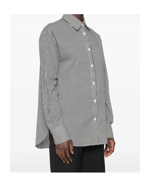 Frankie Shop Gray Long-Sleeved Shirt