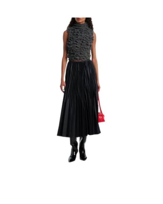 Paris Texas Black Pointed-Toe Stiletto-Heel Over-The-Knee Boots