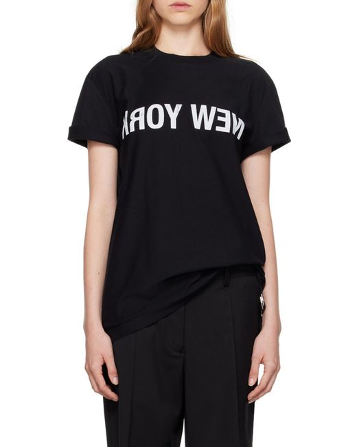 Helmut Lang Black New York Seatbelt T-Shirt for men