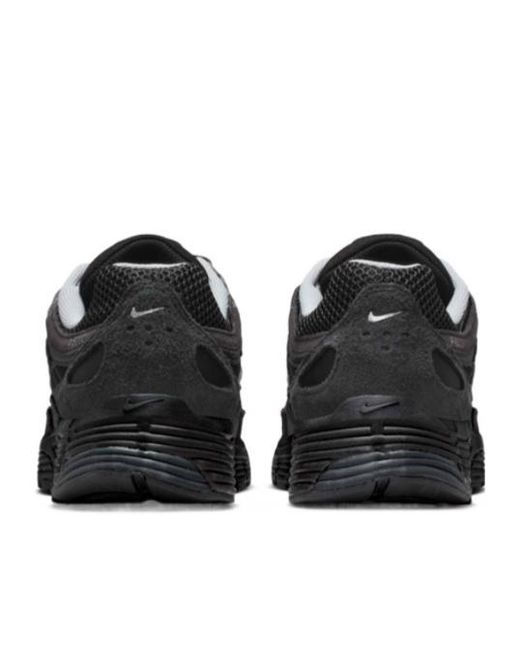 Nike Black P-6000 Suede Running Shoes for men