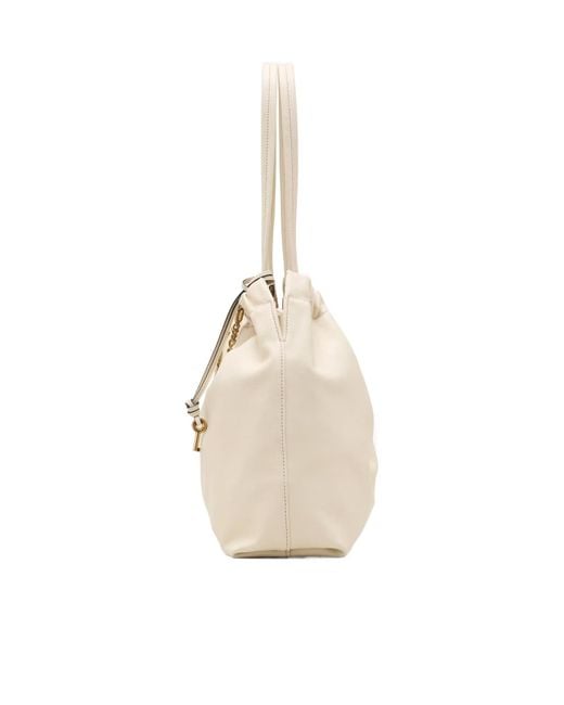 Marc Jacobs Natural The Cristina Logo Detailed Tote Bag