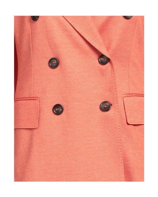 Max Mara Pink Double-Breasted Blazer