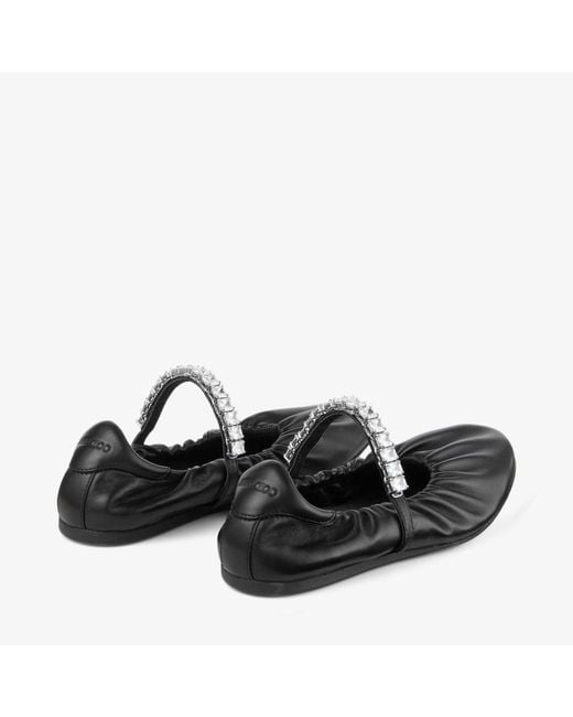 Jimmy Choo Black Jade Ballerina