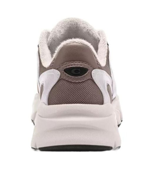 COACH White Bolt Runner Sneakers