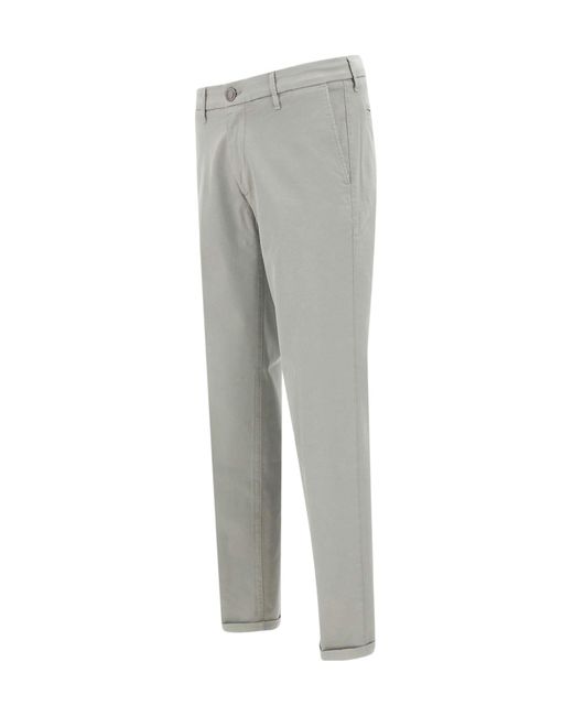 Re-hash Gray Mucha Slim-Fit Chinos for men