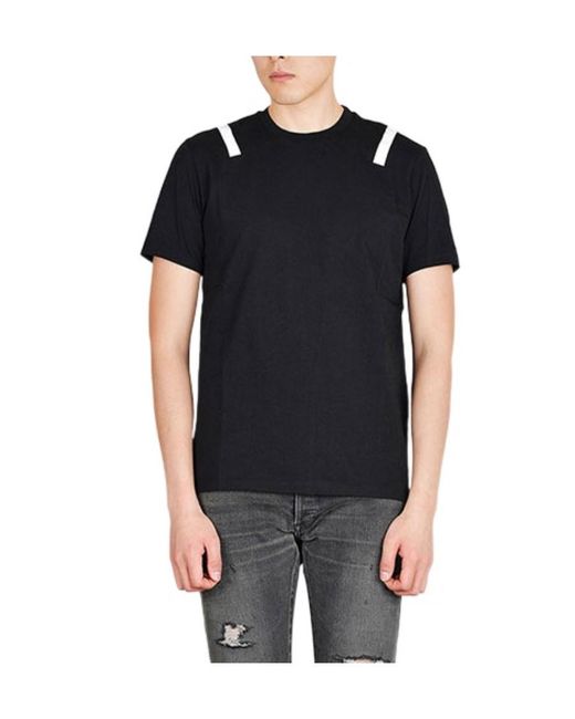 Neil Barrett Black Logo Details T-Shirt for men