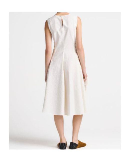 J.W. Anderson White Cloque Dress
