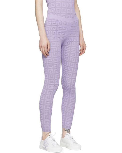 Givenchy Purple Legging Pants