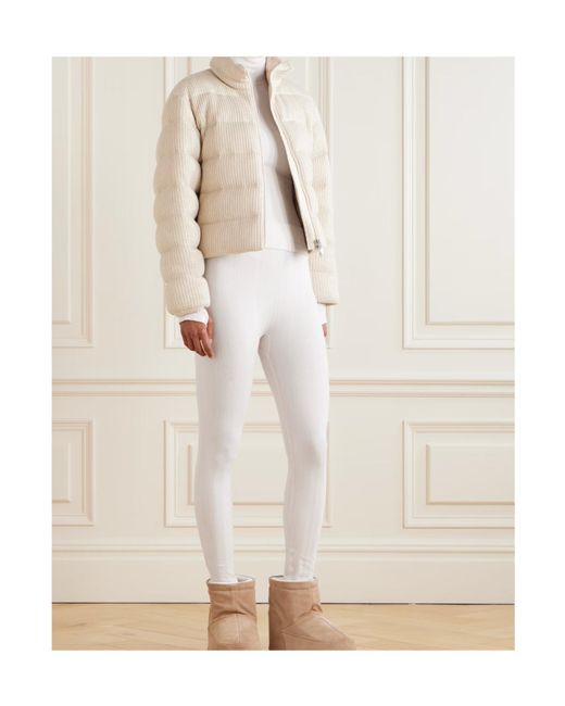 CORDOVA White Ribbed Turtleneck T-Shirt