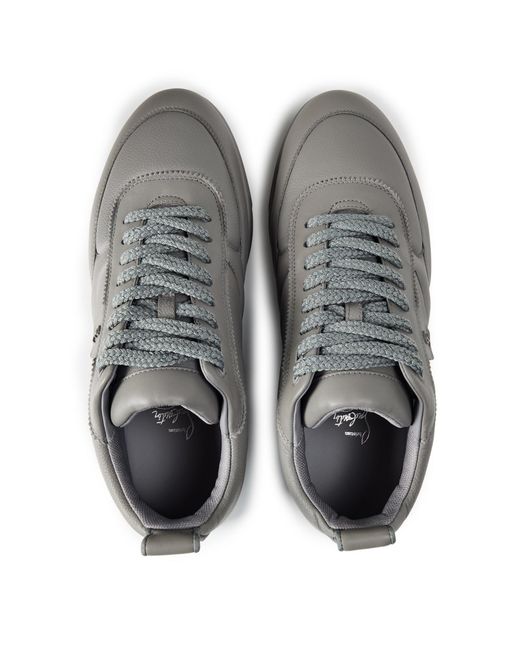Christian Louboutin Gray Low-Top Sports Shoes for men