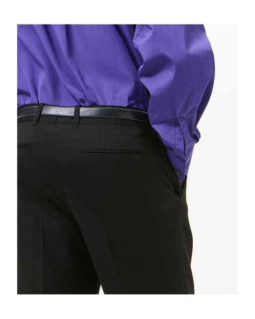 Our Legacy Black Pleated Tailored Trousers for men
