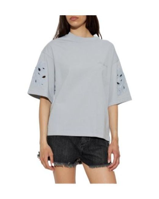 AllSaints Gray Casual Minimalist T-Shirt