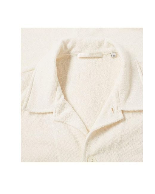 Our Legacy White Short Sleeved Buttoned Shirt for men