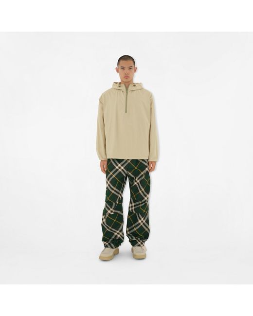 Burberry Natural Logo-Embroidered Hooded Jacket for men