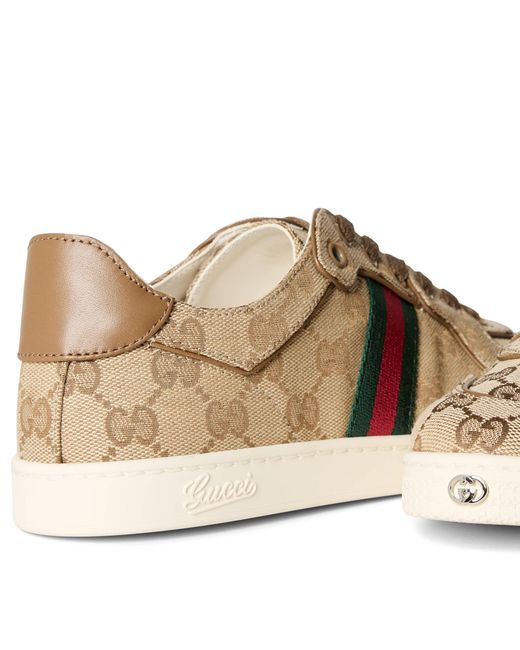Gucci Brown Alex Low Pro Runner Ld63