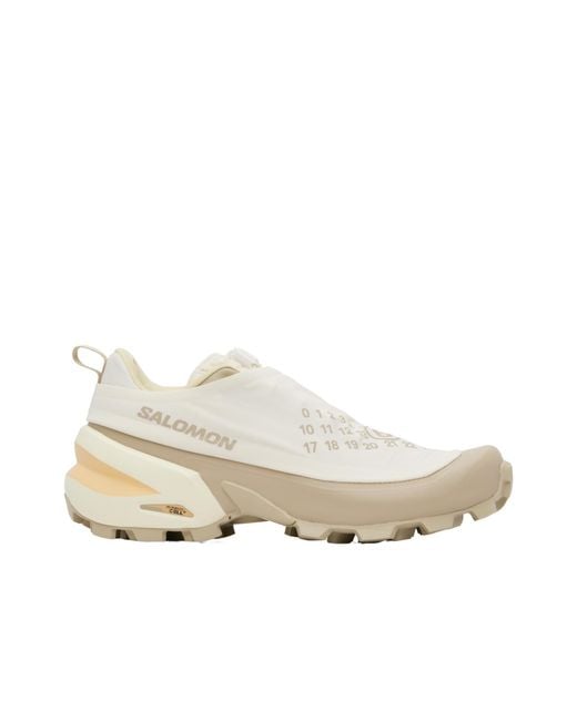 MM6 MAISON MARGIELA X SALOMON White Logo-Print Slip-On Sneakers for men