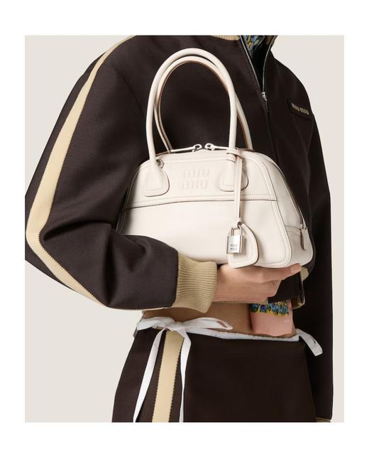 Miu Miu Natural Vivant Nappa Leather Bag