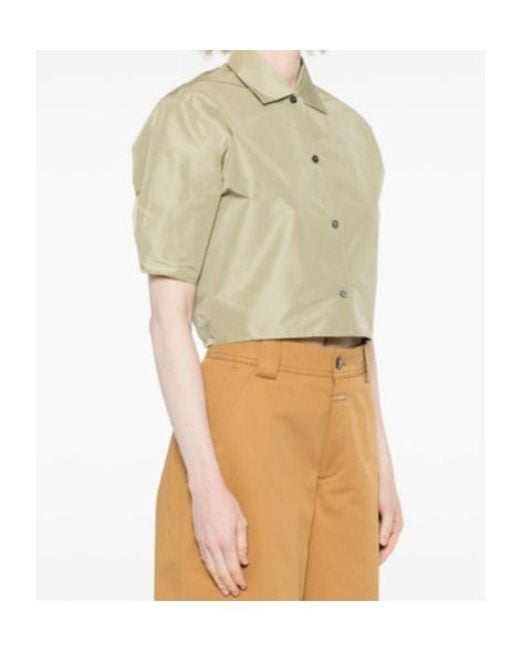 Jil Sander Natural Buttoned Shirt