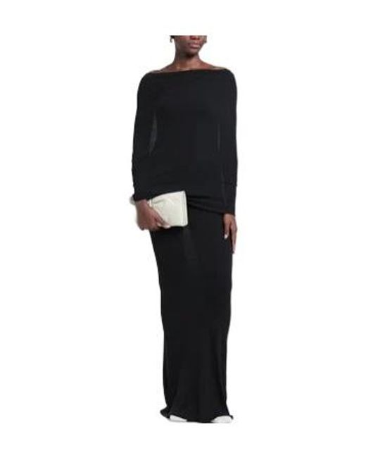 Balenciaga Black Body-Hugging Knit Dress