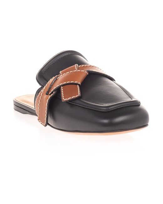 Loewe Brown Gate Flat Mule