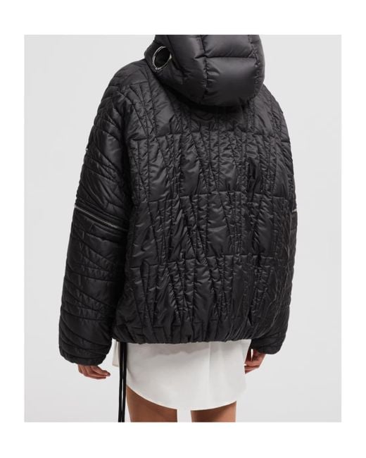 Moncler Black X Willow Smith Haissa 2-In-1 Short Down Jacket