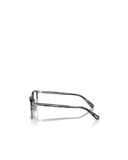 Oliver Peoples White Wayfarer-Frame Glasses for men