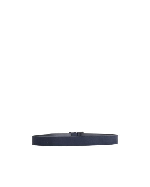 Orciani Blue Square Buckle Belt for men