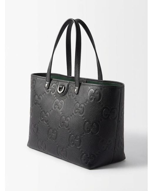 Gucci Black Medium Jumbo Gg Tote Bag for men